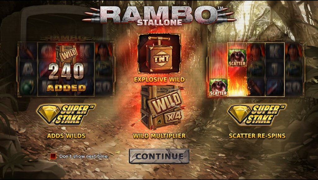  Play Rambo Slot for Fun